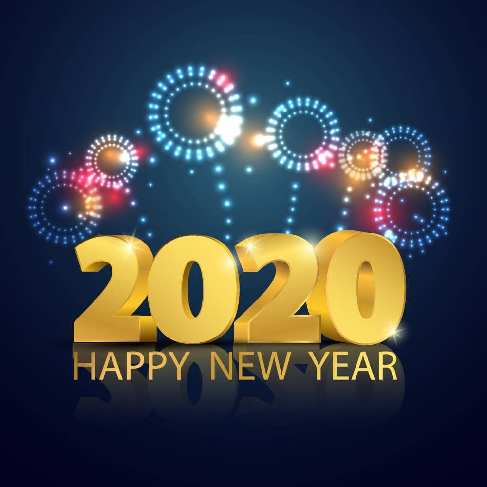 1000x1000 Happy New Year 2020 Hd Wallpaper Wallpaper