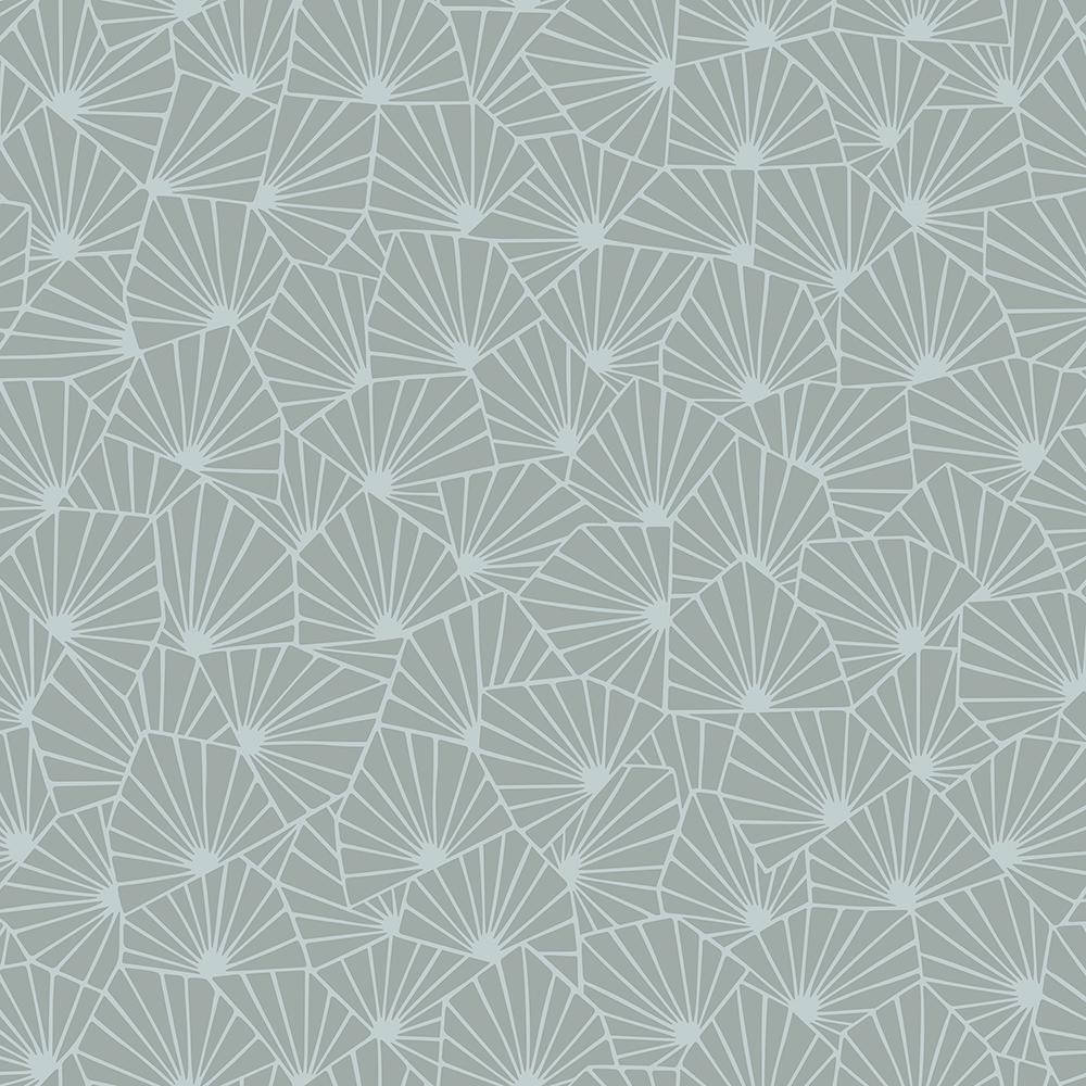 1000x1000 In. X 10 In. Blomma Sage Geometric Wallpaper Sample Wv1465sam Wallpaper