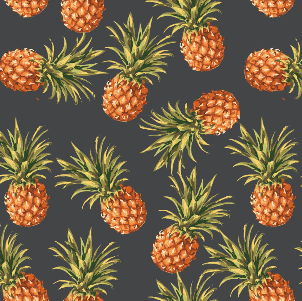 1024x1022 Pineapple Wallpaper (self Adhesive) – Rocky Mountain Decals Wallpaper