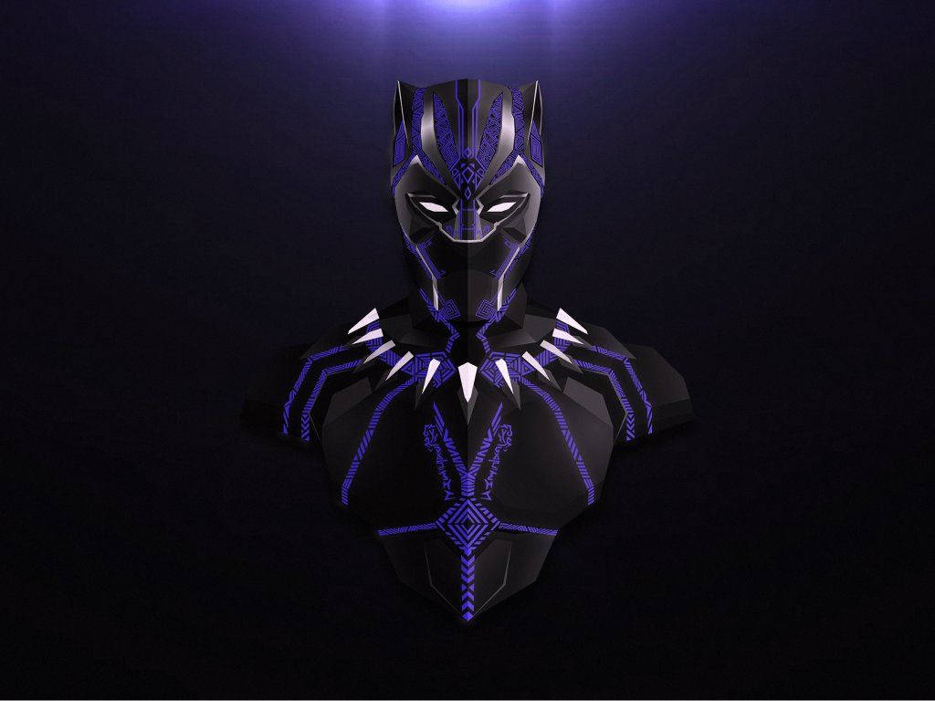 1024x768 Desktop Wallpaper Black Panther, Avengers: Infinity War, Minimal Wallpaper