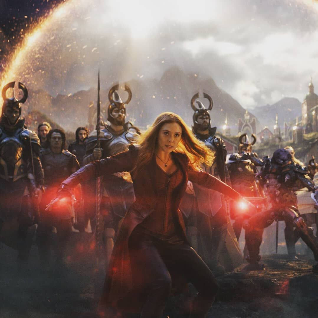 1078x1078 Wonderful ❤ #wandavision ❤ #paulbettany #elizabetholsen #avengersendgame #endgame #avengers #marvel #vision. Scarlet Witch Marvel, Female Avengers, Scarlet Witch Wallpaper