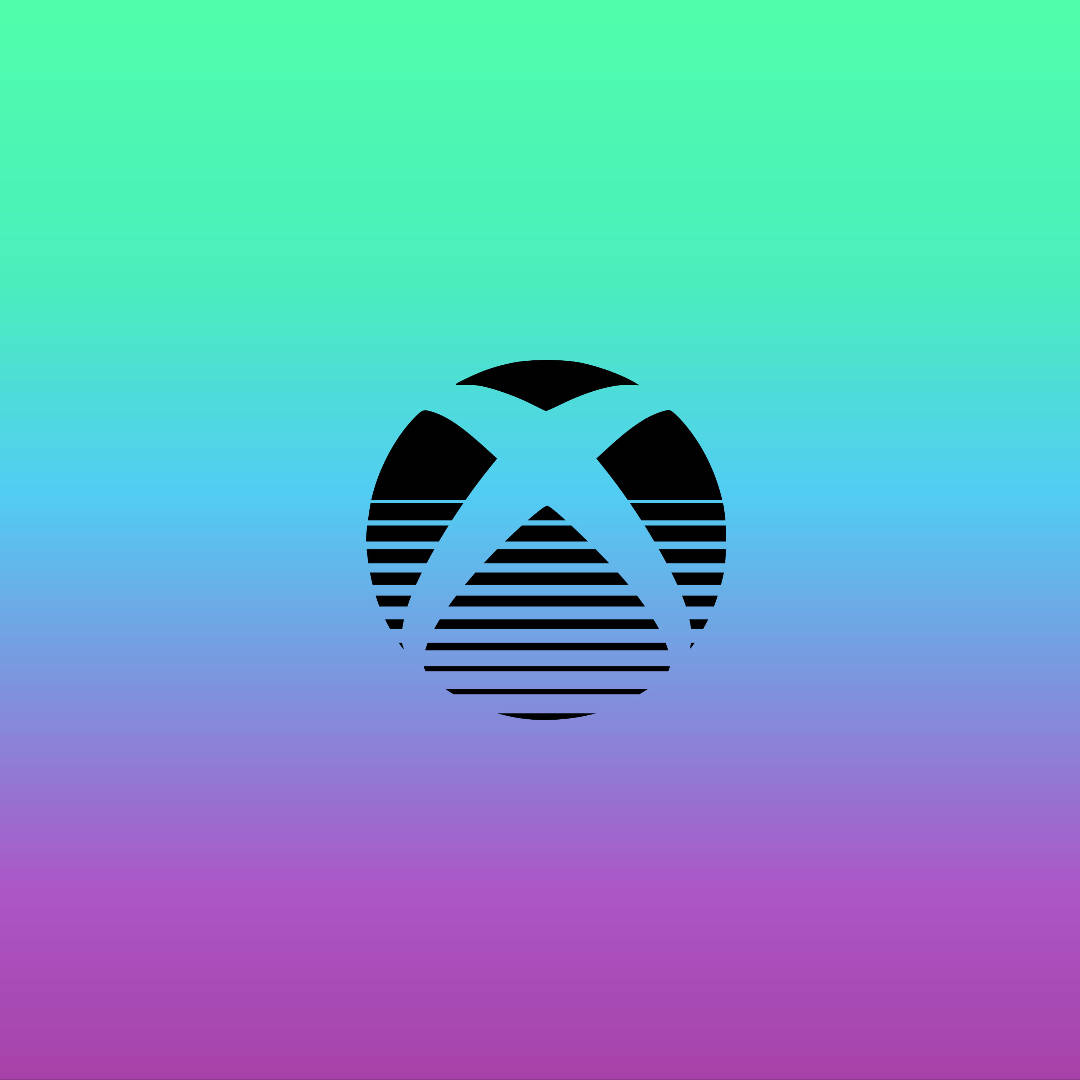 1080x1080 Xbox Logo Retro Style Wallpaper