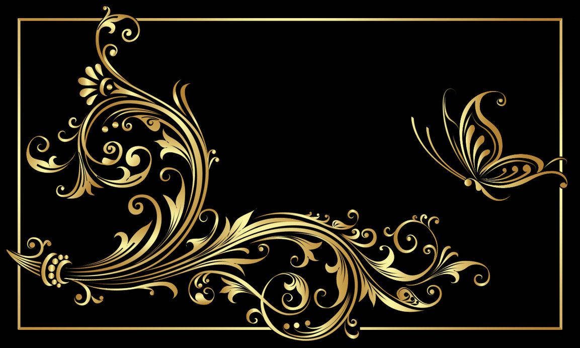 1153x692 Black And Gold Wallpaper Designs - Top Background & Wallpaper Wallpaper