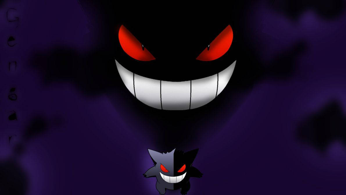 1191x670 Gengar Wall By Eru 88 Wallpaper