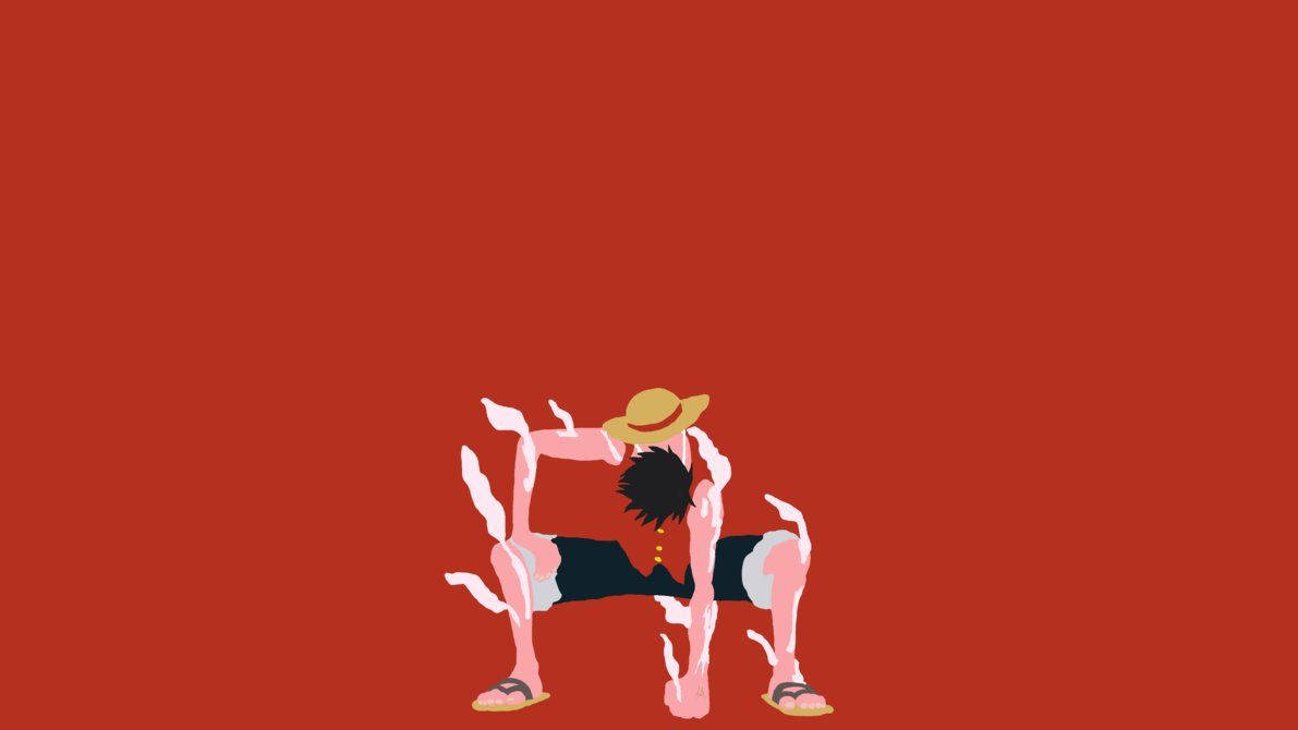 1191x670 Luffy Gear 2 Minimalist Wallpaper Wallpaper