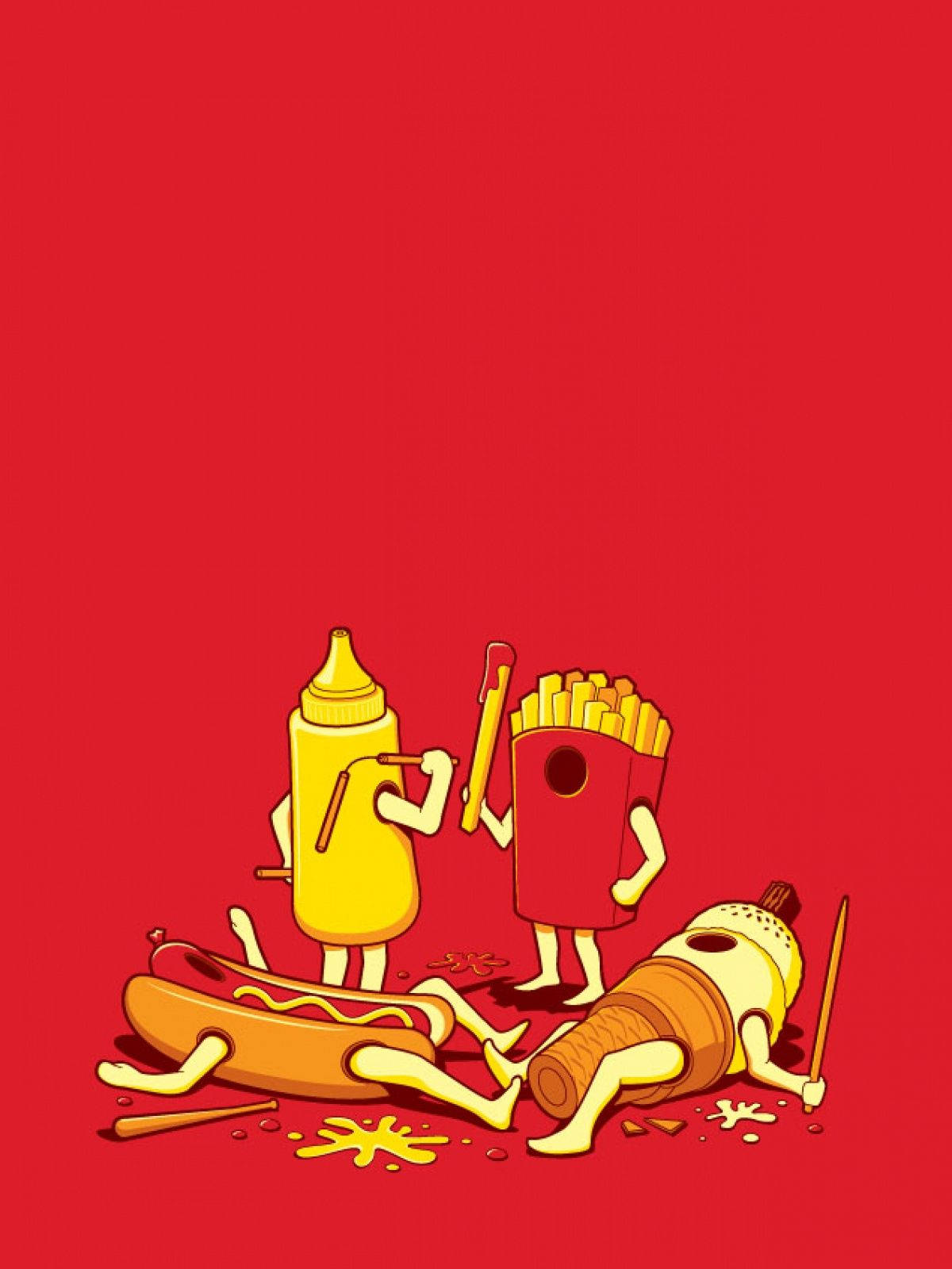 1200x1600 Fast Food Battle Android Wallpaper Free Download Wallpaper