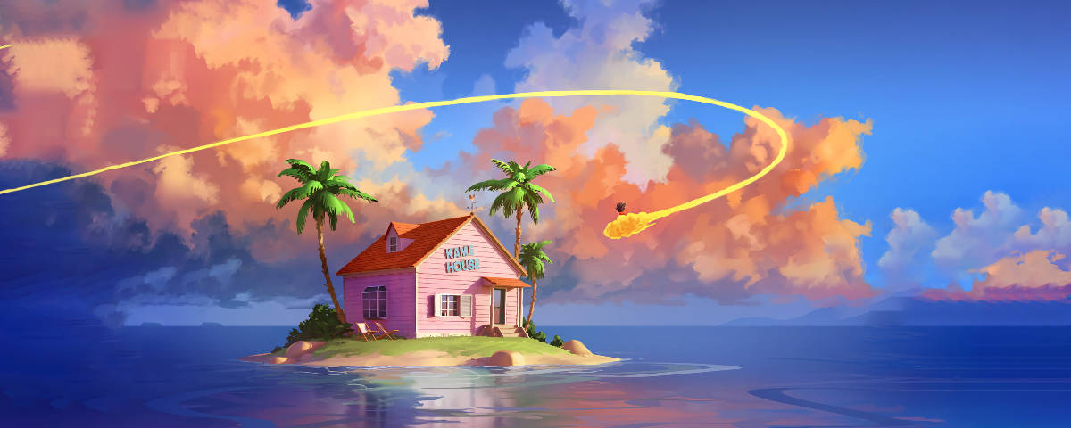 1200x480 Kame House Wallpaper