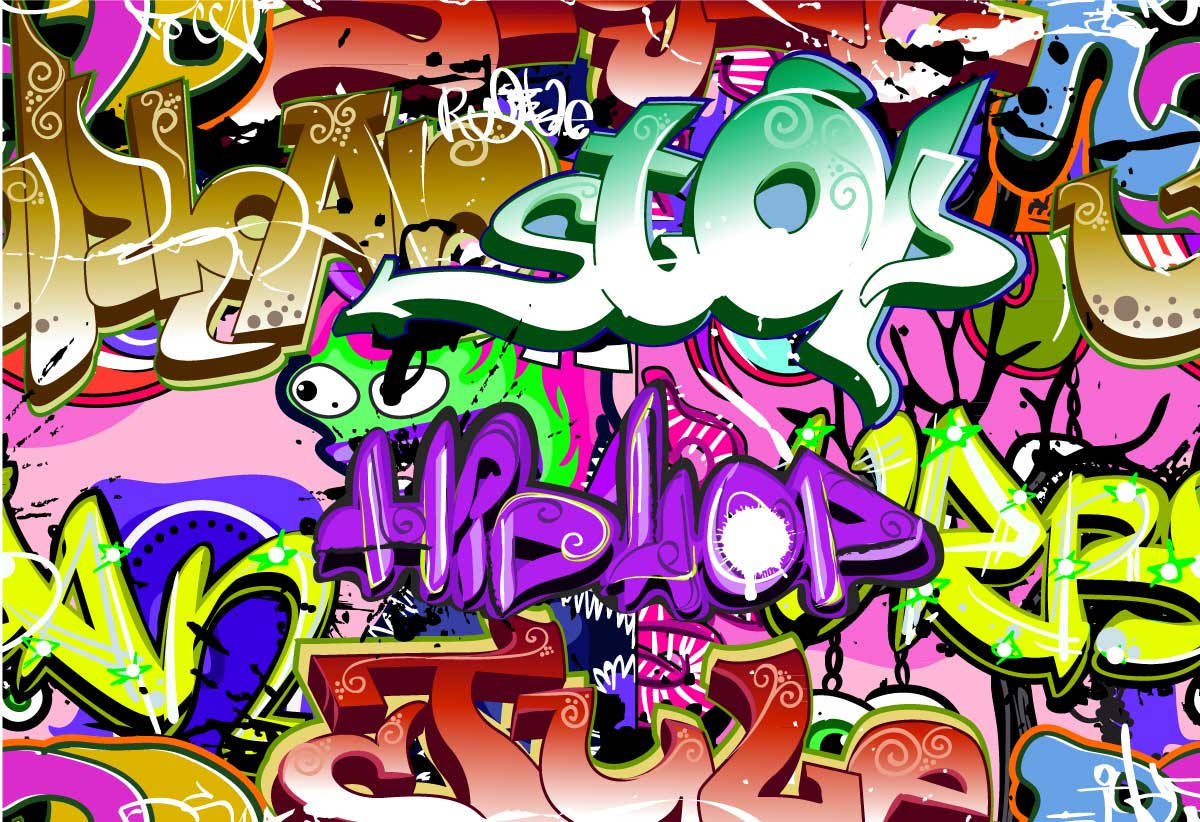 1200x822 Hip Hop Graffiti Wallpaper Mural Wallpaper