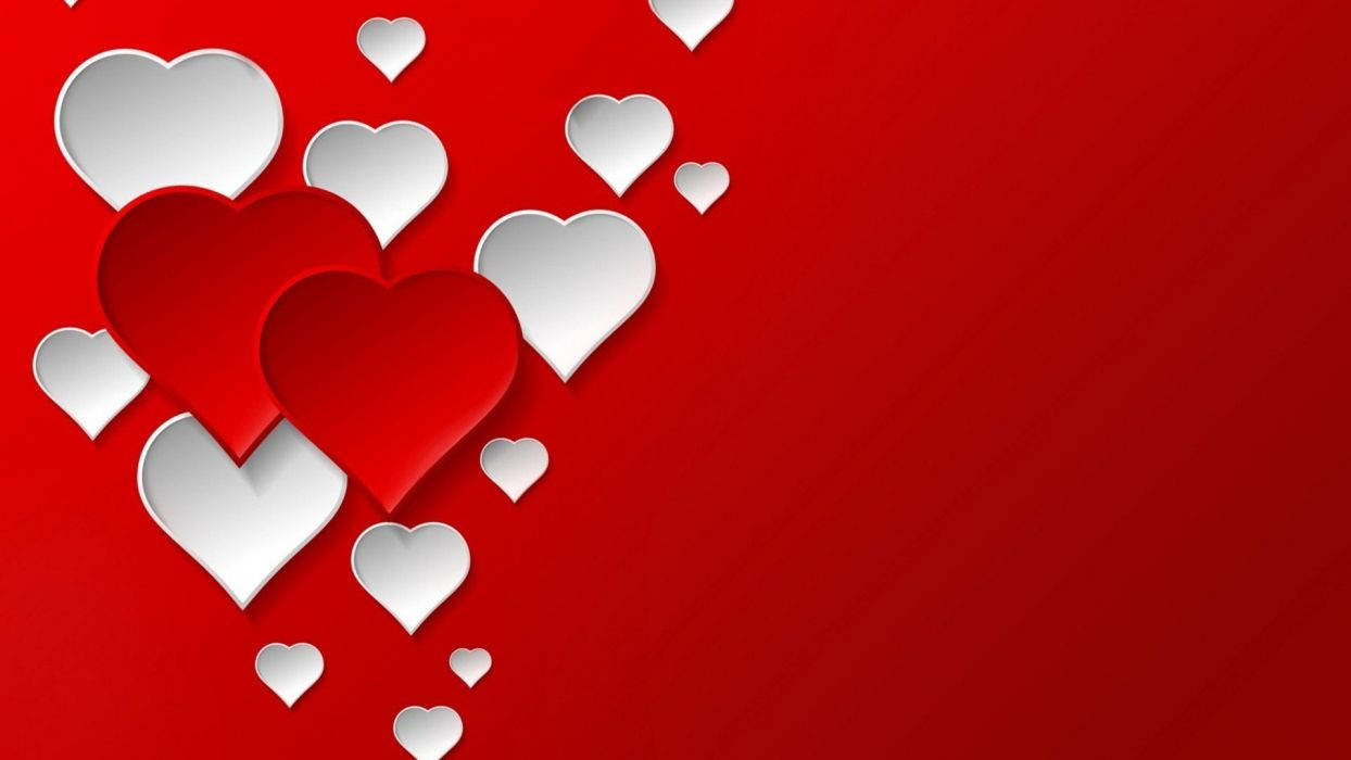 1244x700 Valentines Day Mood Love Holiday Valentine Heart Wallpaper Wallpaper