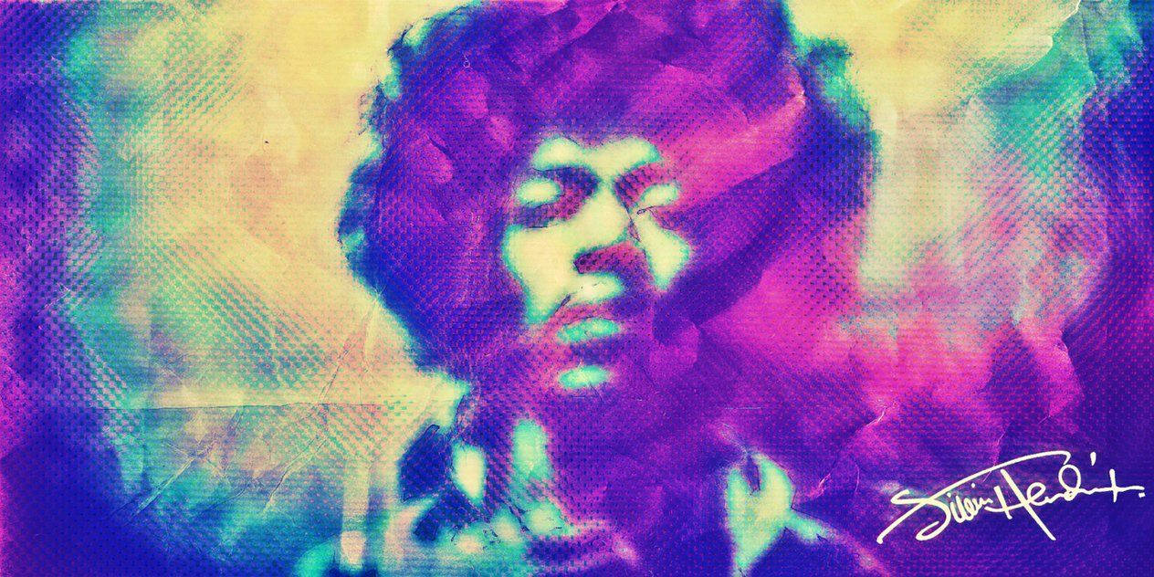 1264x632 Hendrix Psychedelic Wallpaper Wallpaper