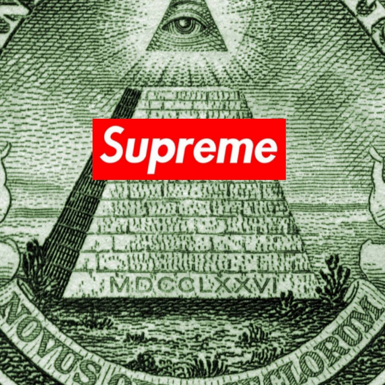 1280x1280 Supreme Illuminati Wallpaper Wallpaper
