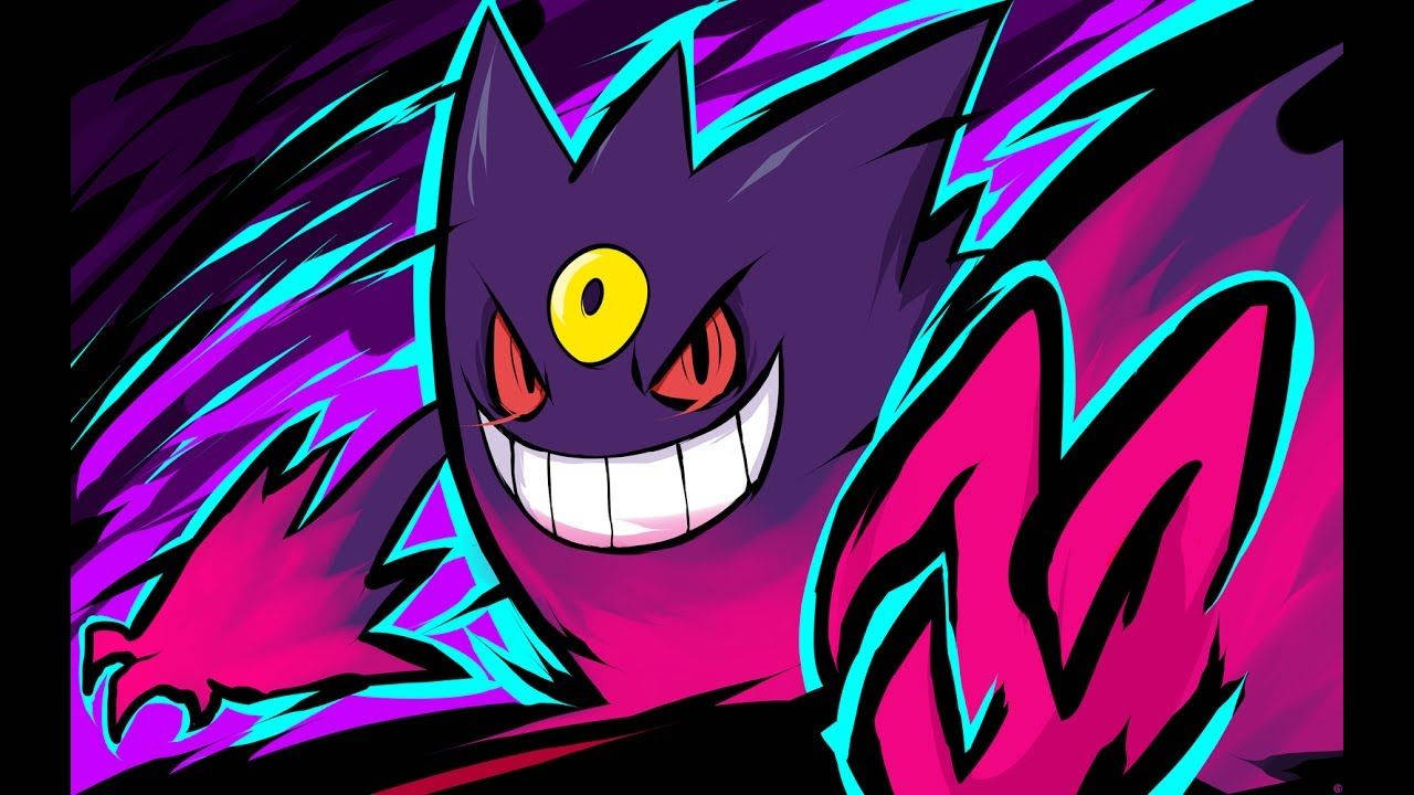 1280x720 Gengar Animated Wallpaper // Pokemon Wallpaper