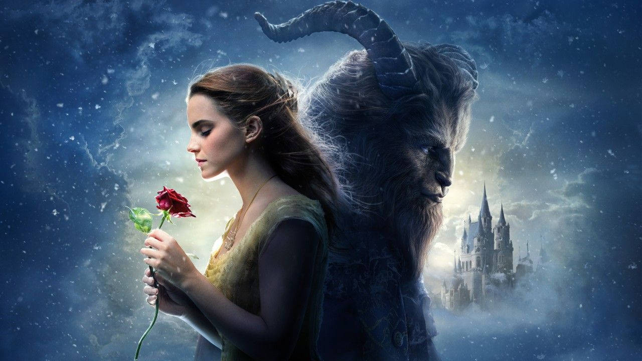 1280x720 Wallpaper Belle, Beast, Beauty And The Beast, 2017, Movies Wallpaper