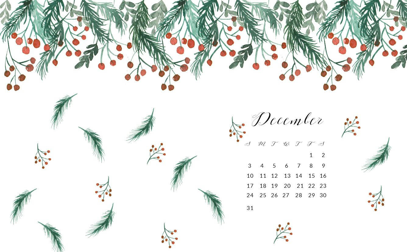 1336x828 December Wallpaper (image In Collection) Wallpaper