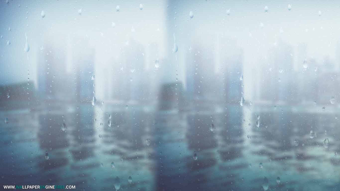 1366x768 Download Rain Drops (heavy Rain) Wallpaper Engine Free. Free Wallpaper