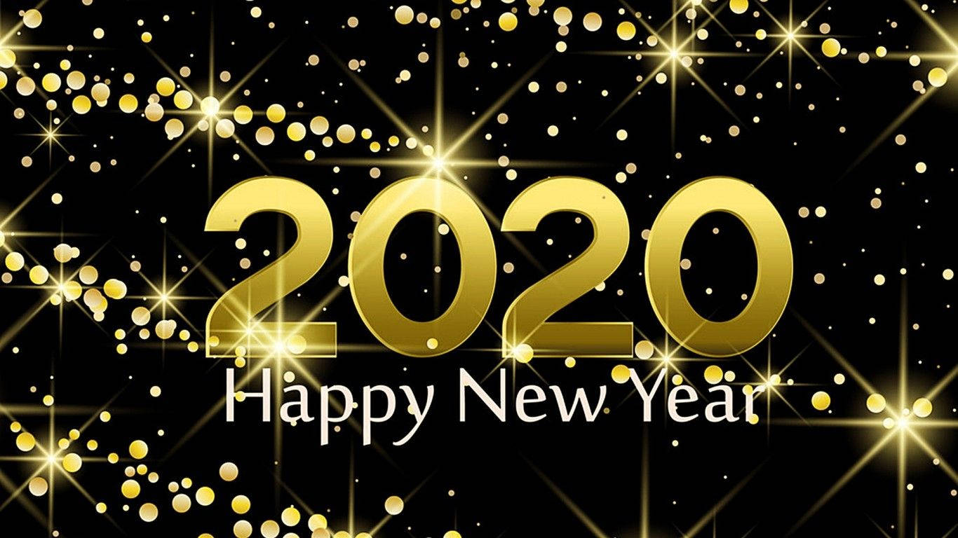 1366x768 Happy New Year 2020 Desktop Hd Wallpaper 45545 Wallpaper