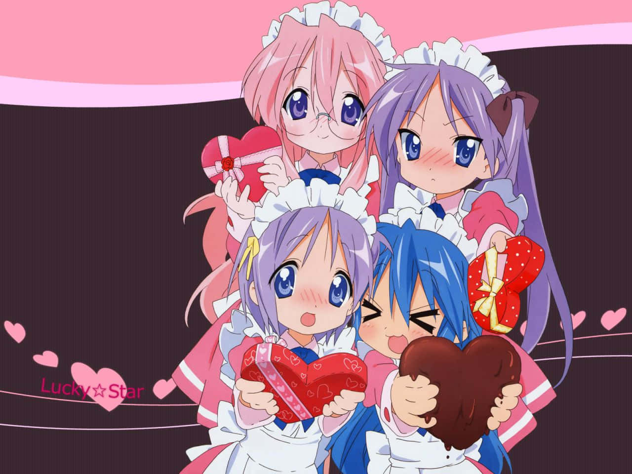 2000s Anime Lucky Star Animecore Wallpaper