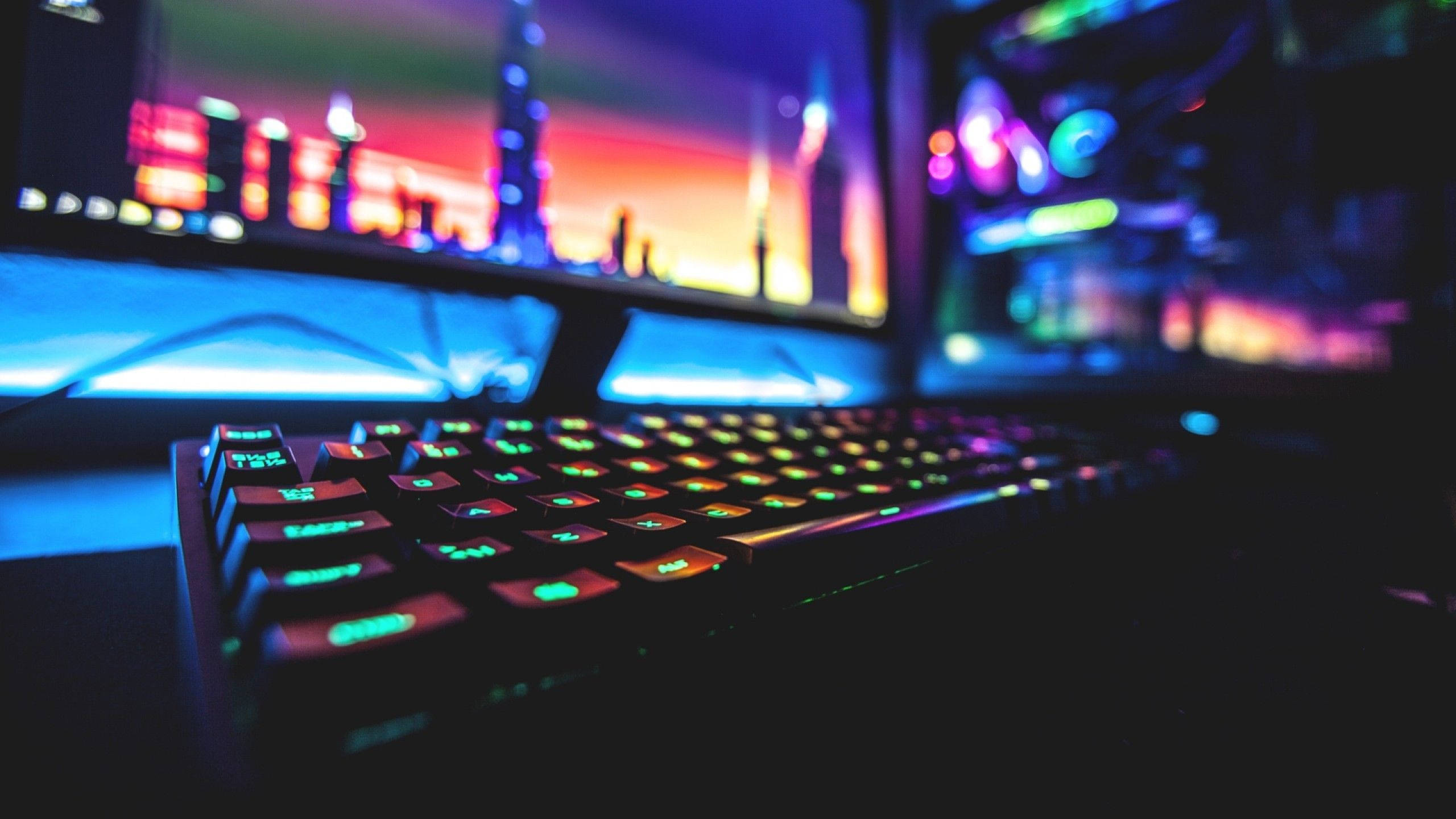 2560x1440 Gaming Rgb Keyboard Wallpaper