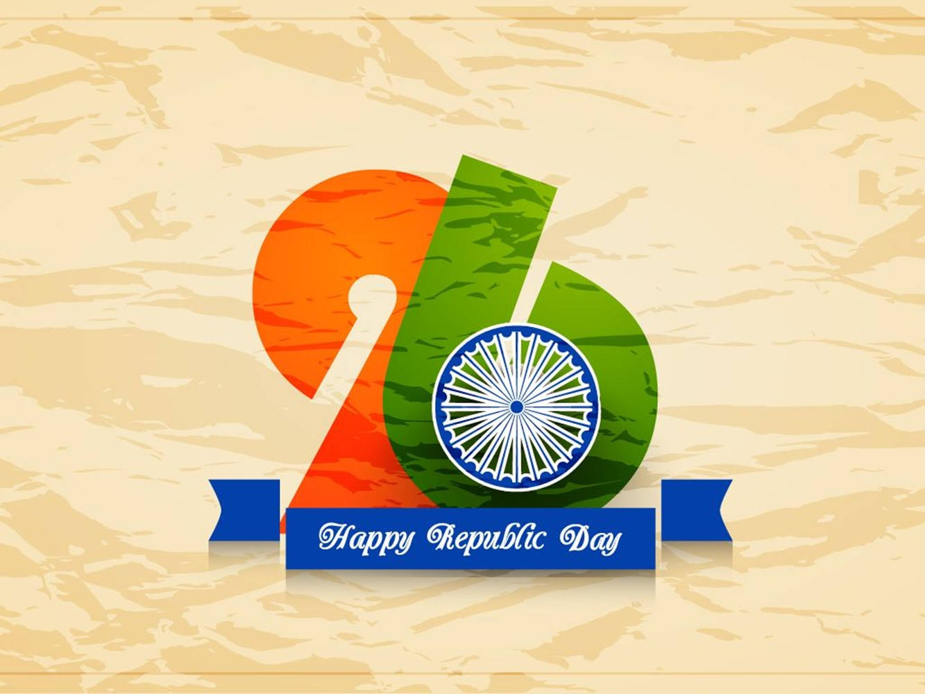 26 January Illustration For Republic Day Wallpaper