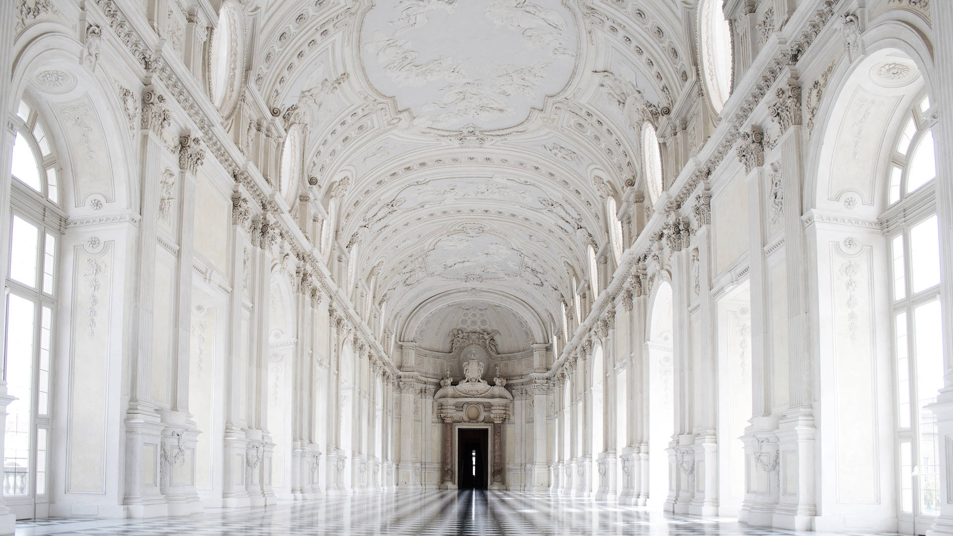 4k Architecture La Venaria Reale Interior Wallpaper