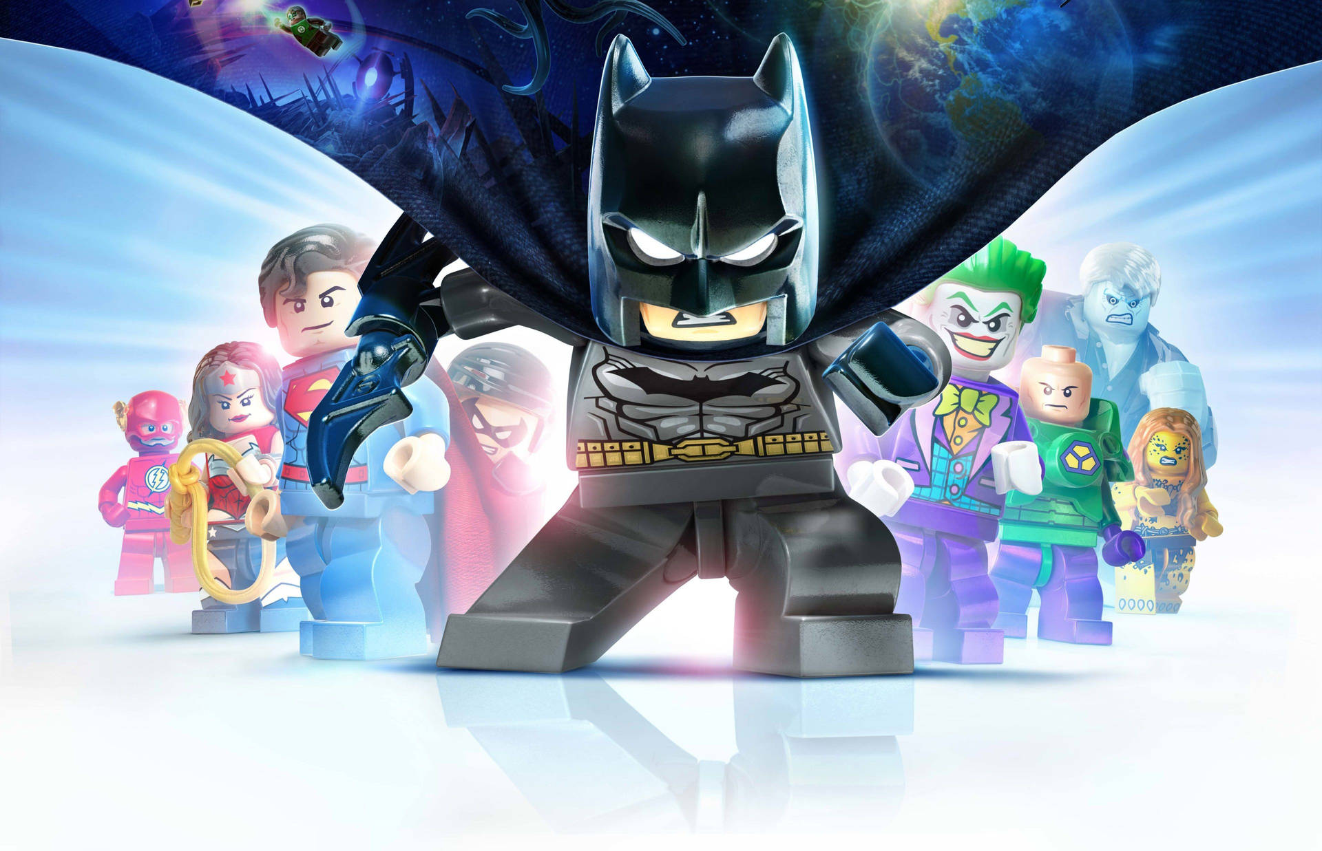 4k Lego Batman Showing Off Wallpaper