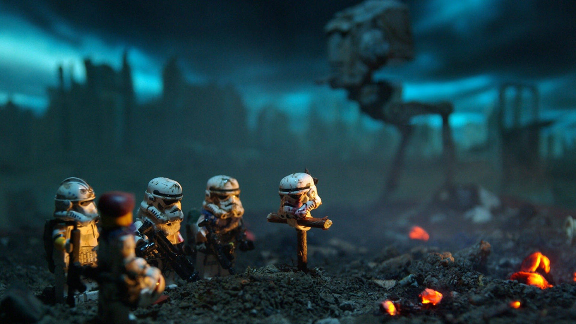 4k Lego Wars Wallpaper