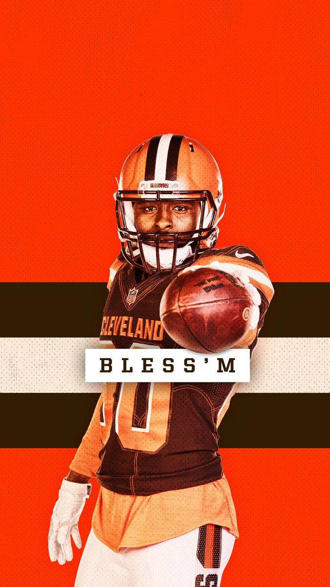 675x1200 Cleveland Brownsverified Account - Cleveland Browns Jarvis Wallpaper