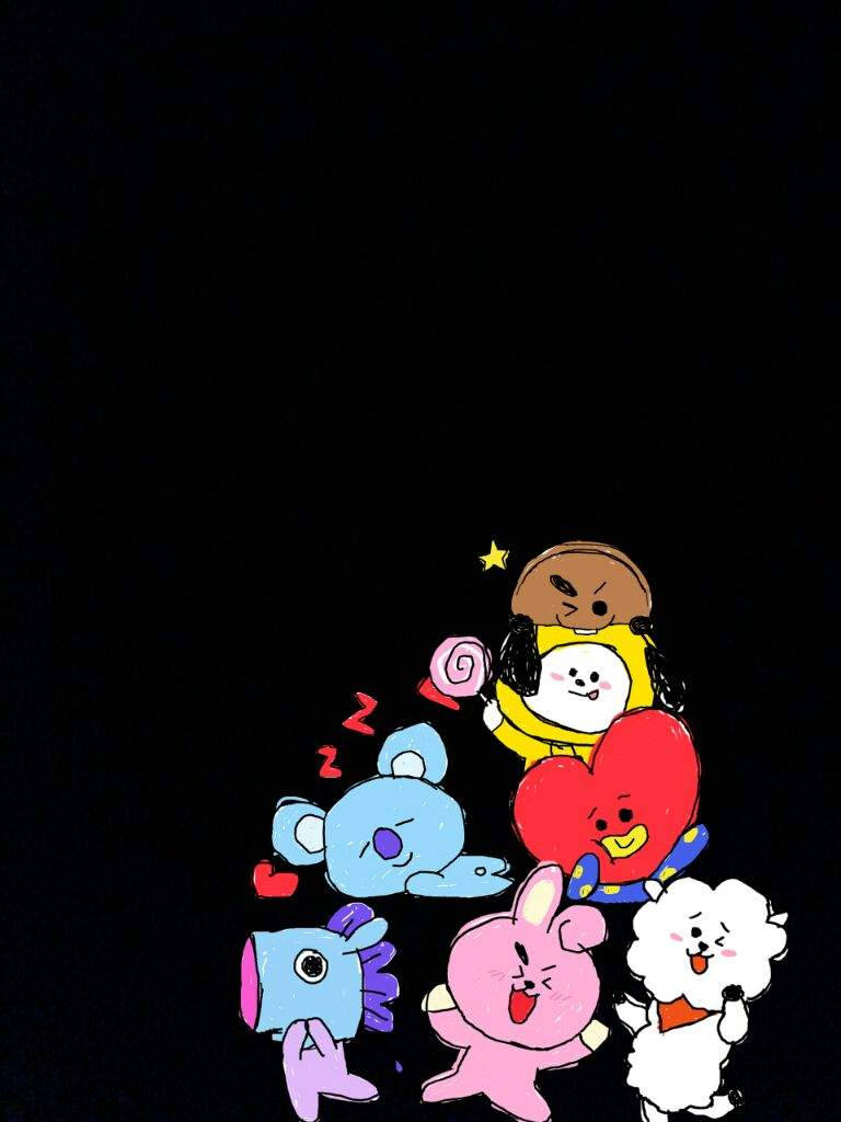 768x1024 Bt21 Wallpaper. Army's Amino Wallpaper