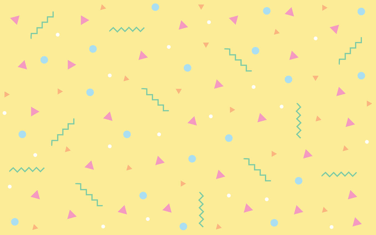 80s Cute Cream Cover Wallpaper