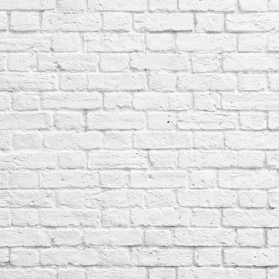 900x900 White Brick Textured Wallpaper Wallpaper