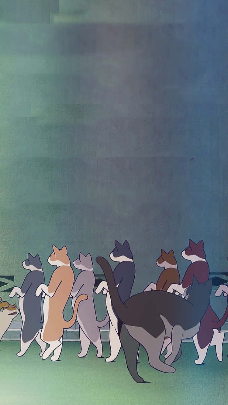 A Charming Adventure With The Cat Returns Wallpaper