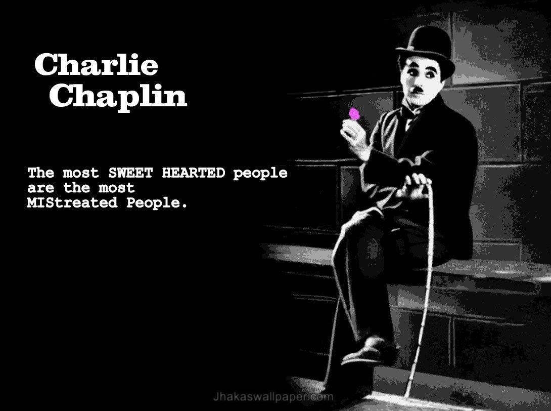 “a Day Without Laughter Is A Day Wasted” – Charlie Chaplin Wallpaper