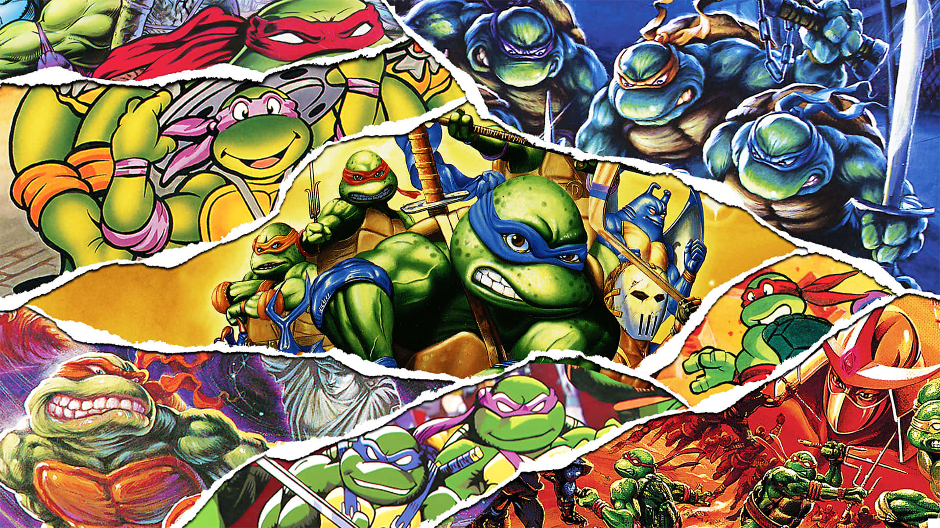 A Glimpse Of The Teenage Mutant Ninja Turtles Wallpaper