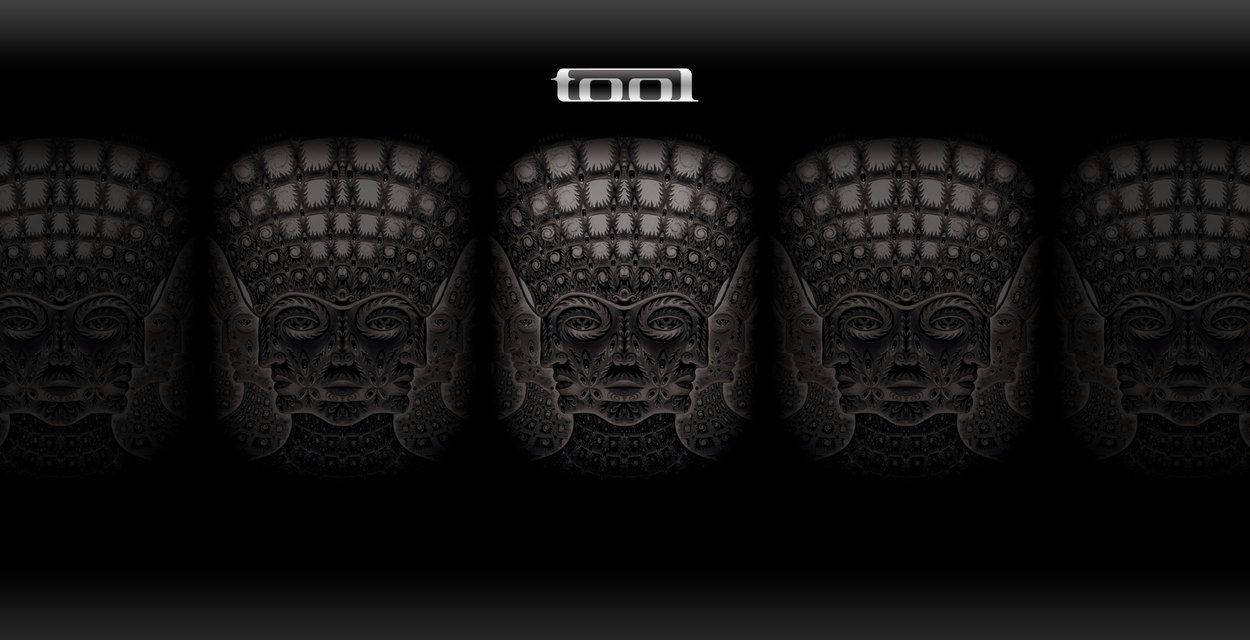 A Grayscale Artwork Of The Band Tool Wallpaper