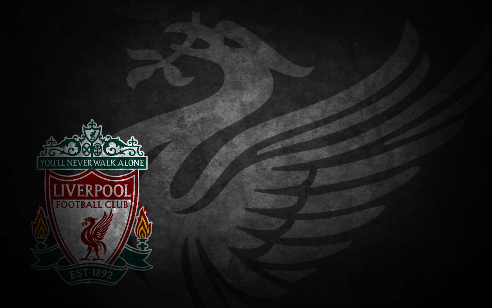 A Logo Of Liverpool Football Club Wallpaper