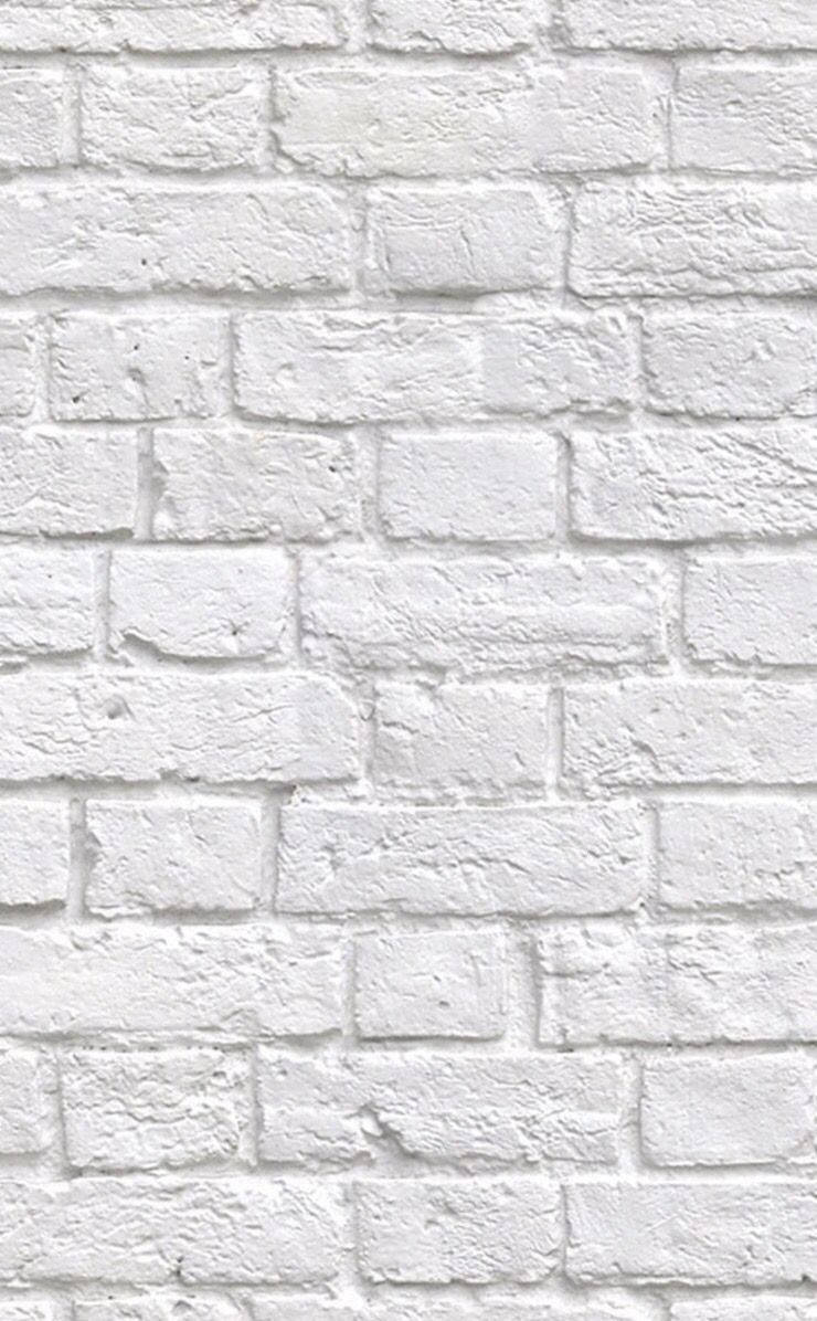 A Timeless White Brick Journey Wallpaper