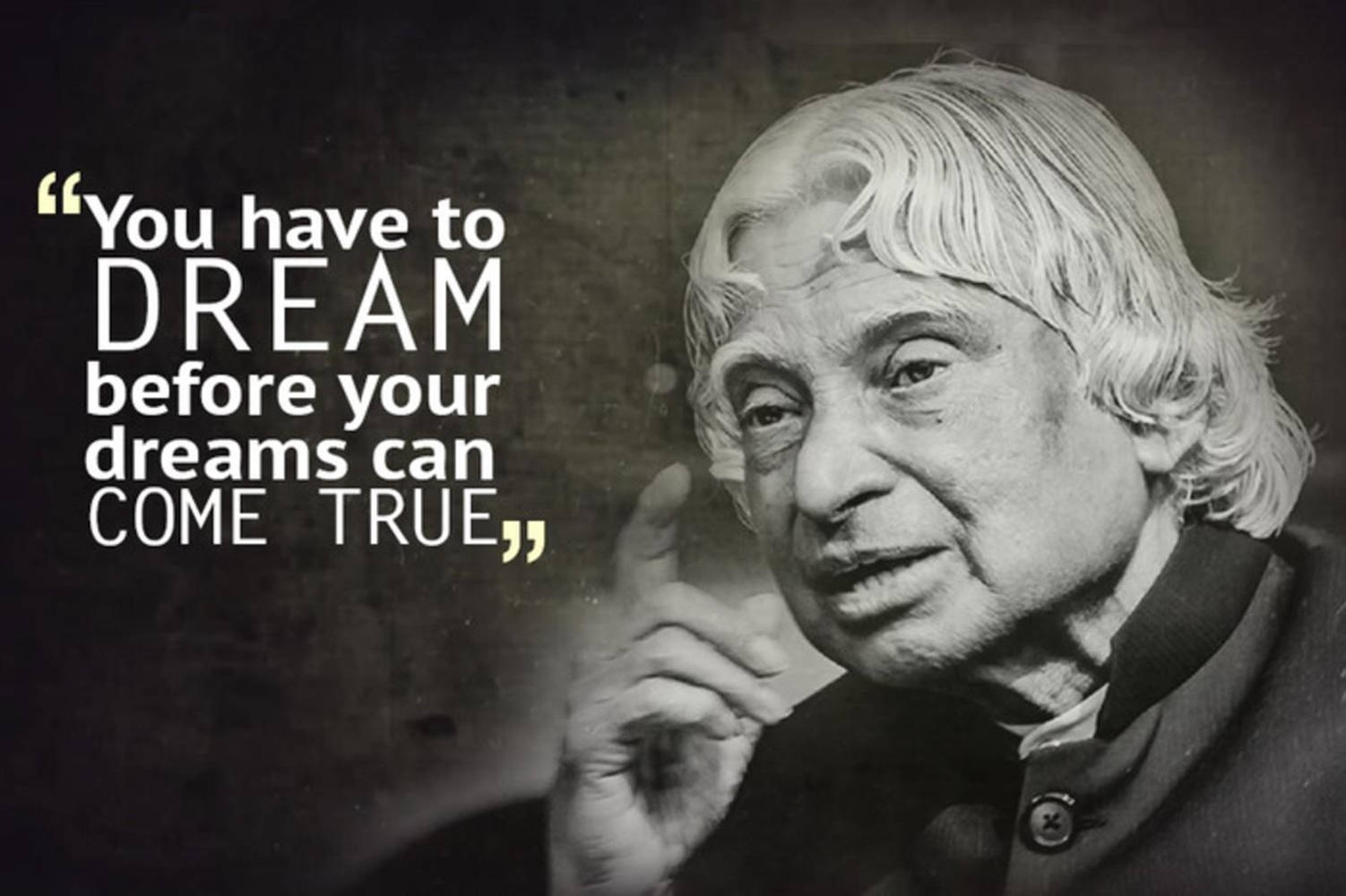 Abdul Kalam Hd Dreams Come True Wallpaper