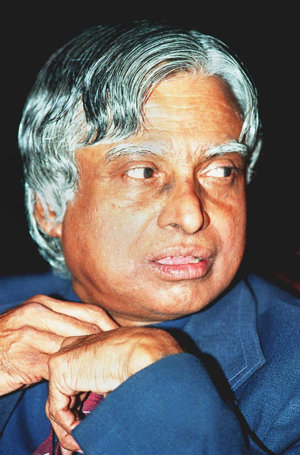 Abdul Kalam Hd Radiant Portrait Wallpaper