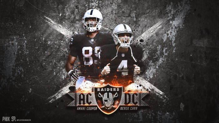 Acdc Amari Cooper And Derek Carr Wallpaper