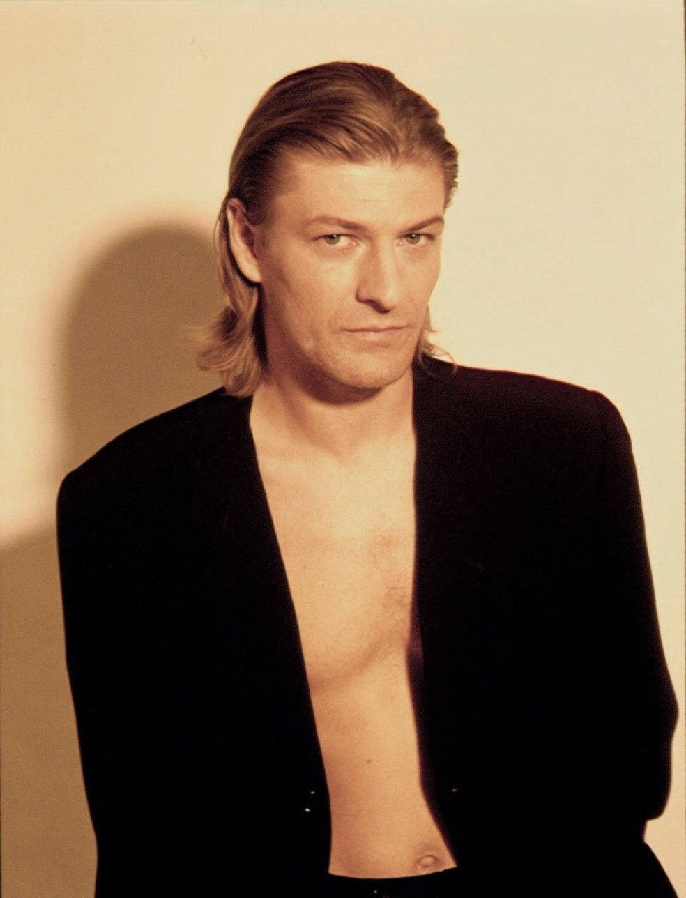 Actor Sean Bean With Long Hair For Magazine Wallpaper