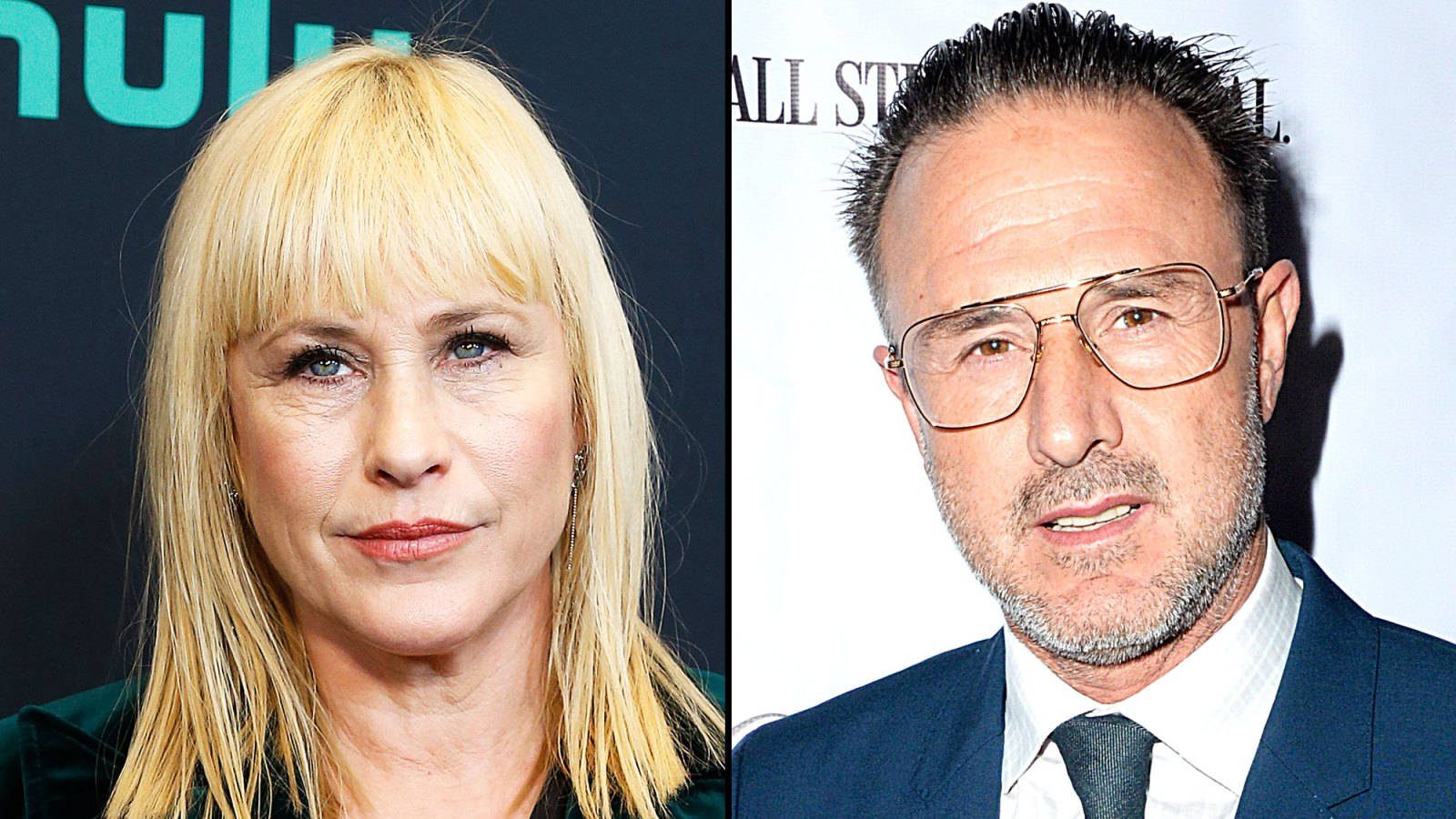 Actress Patricia Arquette With Actor David Arquette Wallpaper