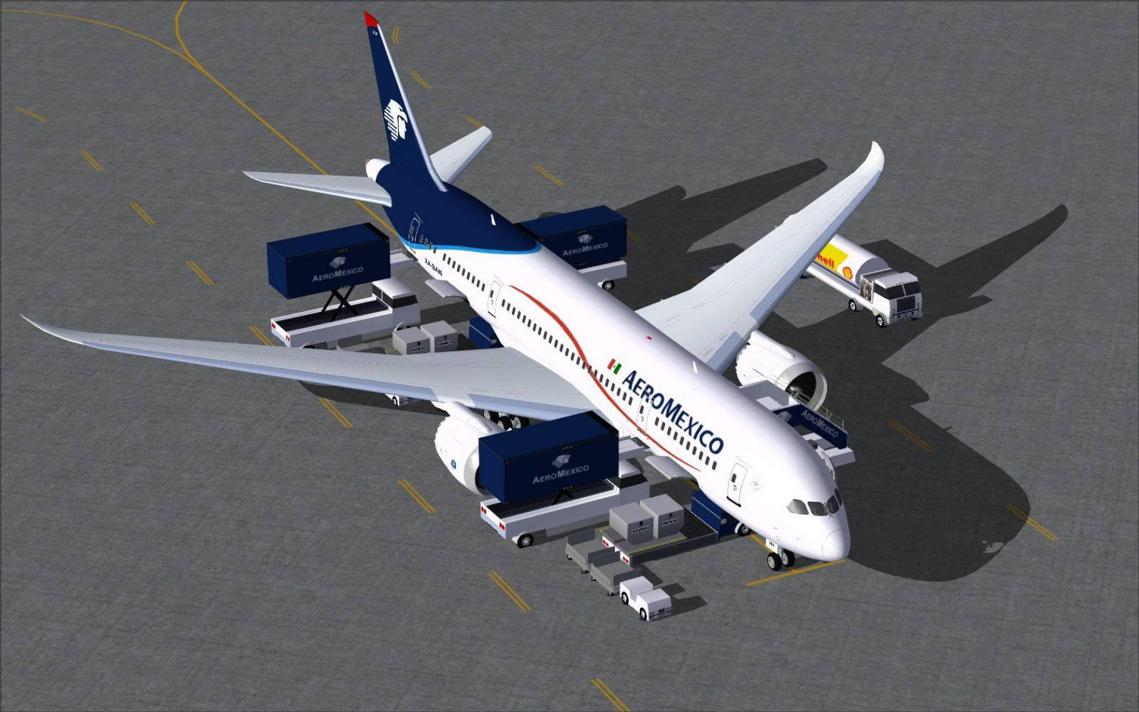 Aeromexico Flag Carrier Airline Boeing 787-8 V2 Wallpaper