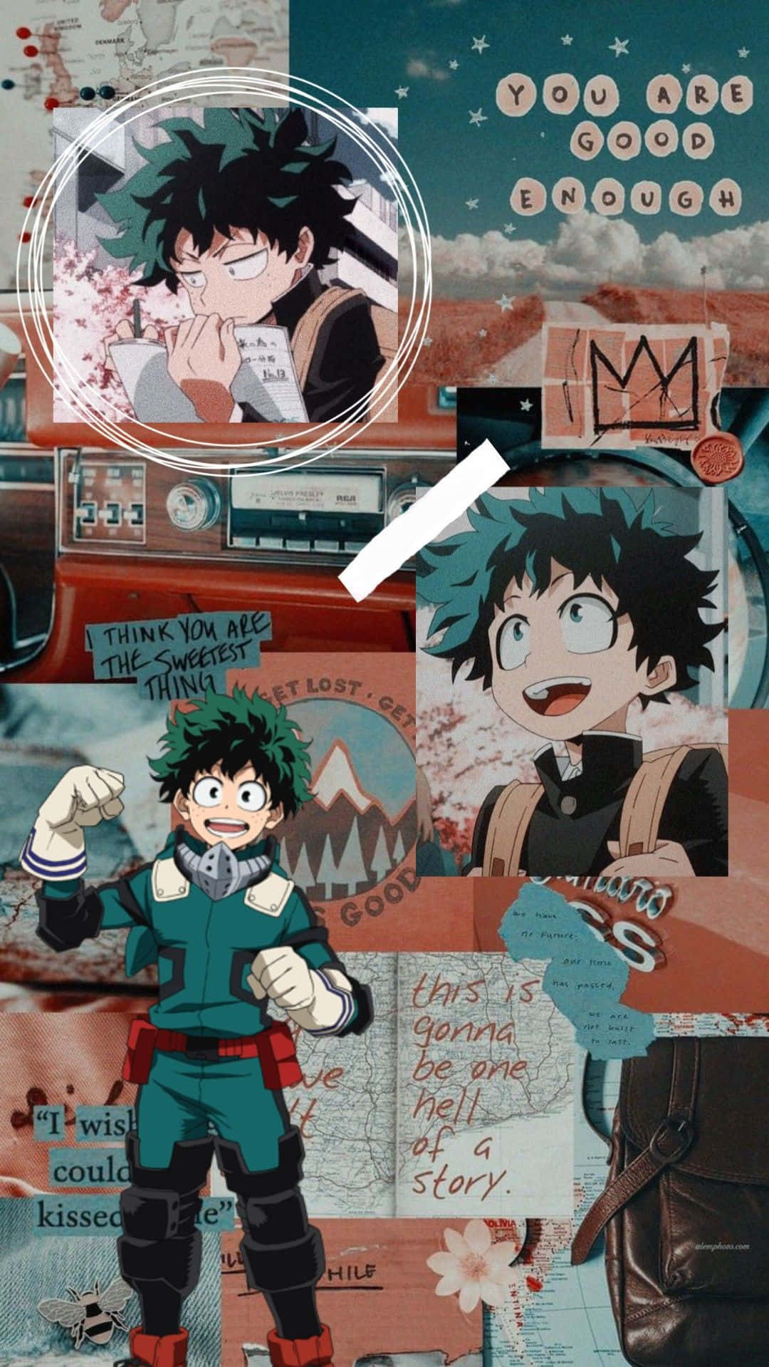 Aesthetic Green Deku Wallpaper