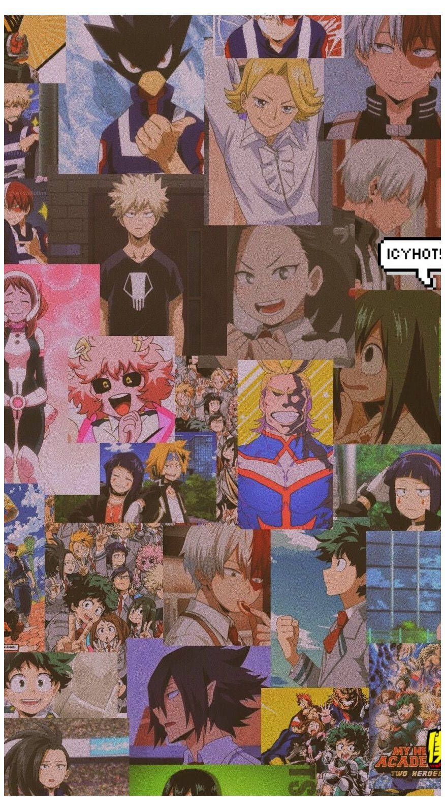 Aesthetic My Hero Academia Main Characters Wallpaper