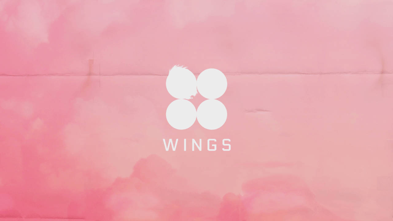 Aesthetic Pink Desktop Bts Wings Album Wallpaper