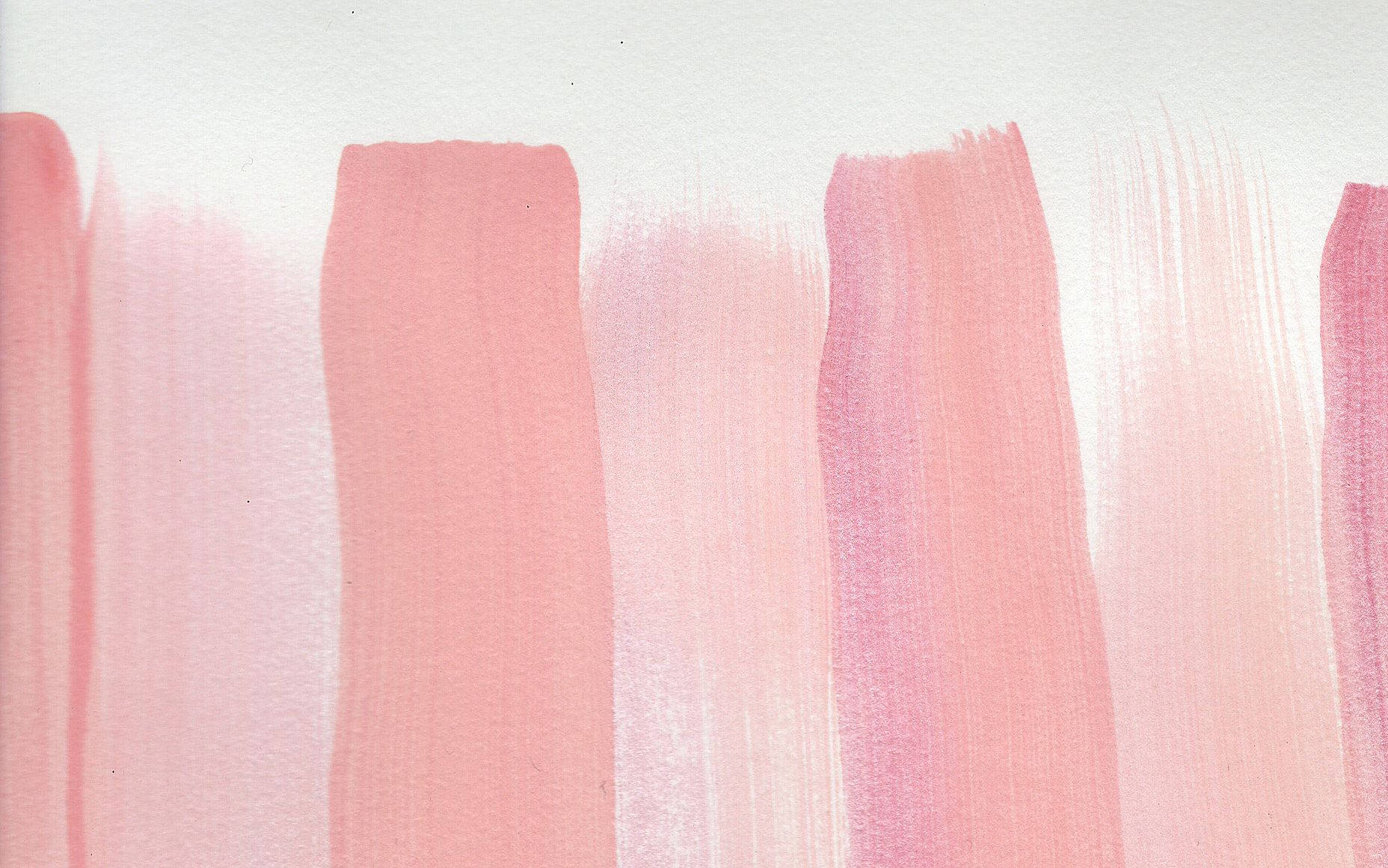 Aesthetic Pink Desktop Paint Brush Strokes Wallpaper