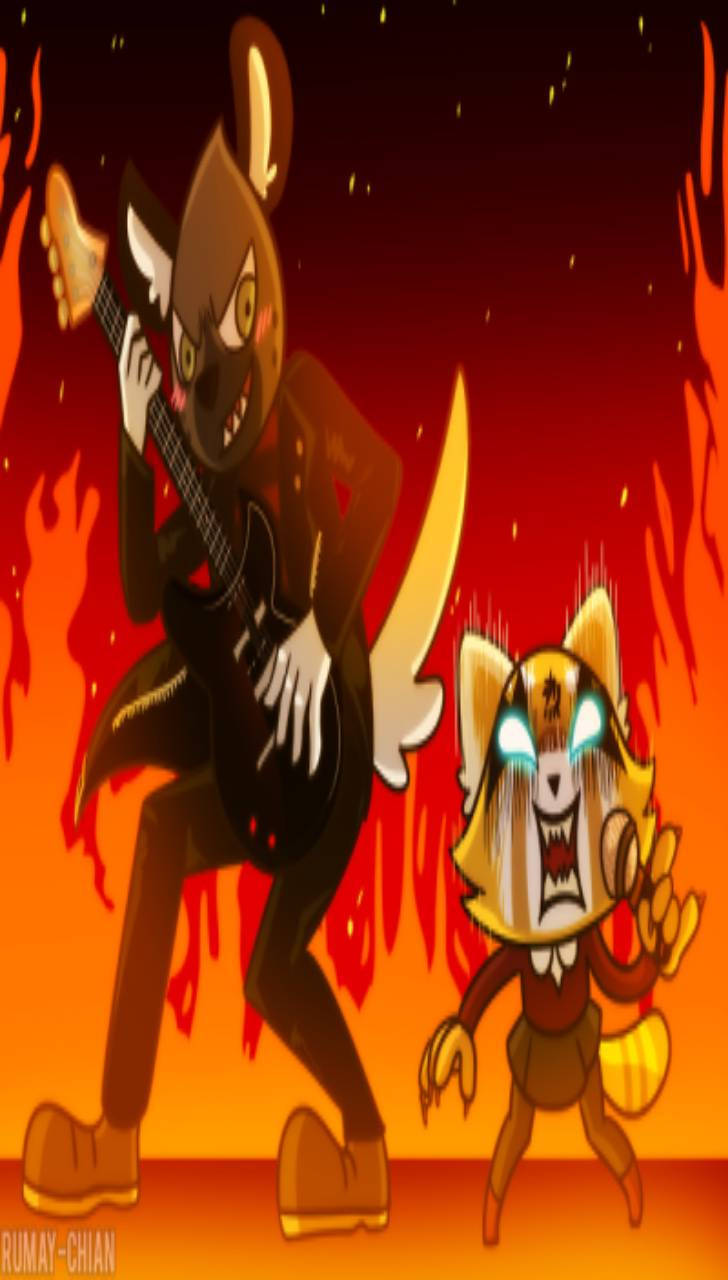 Aggretsuko Rock And Roll Wallpaper