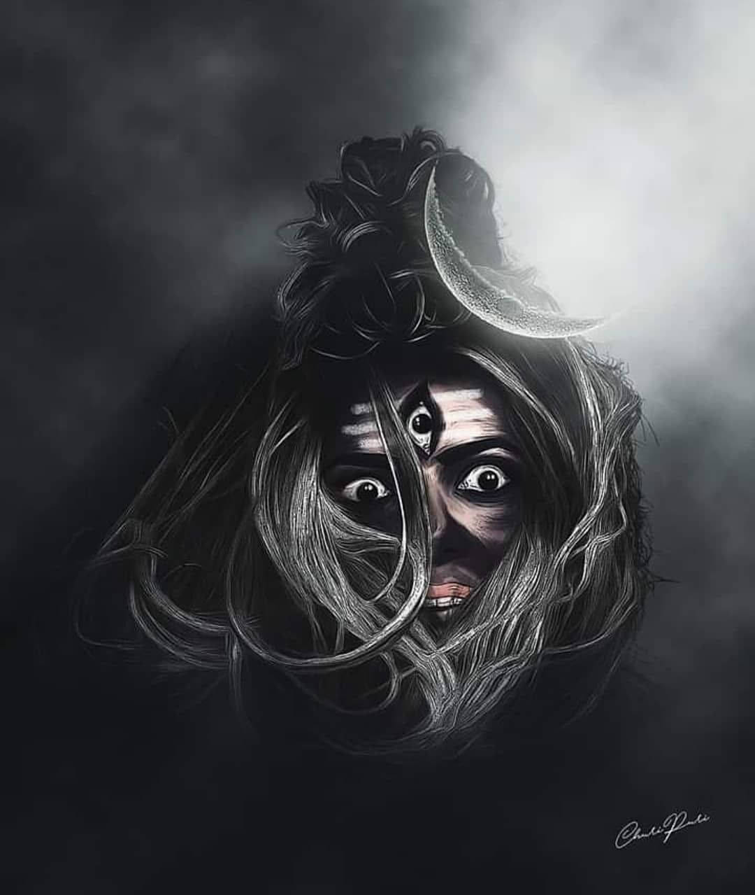 Aghori With Third Eye Wallpaper