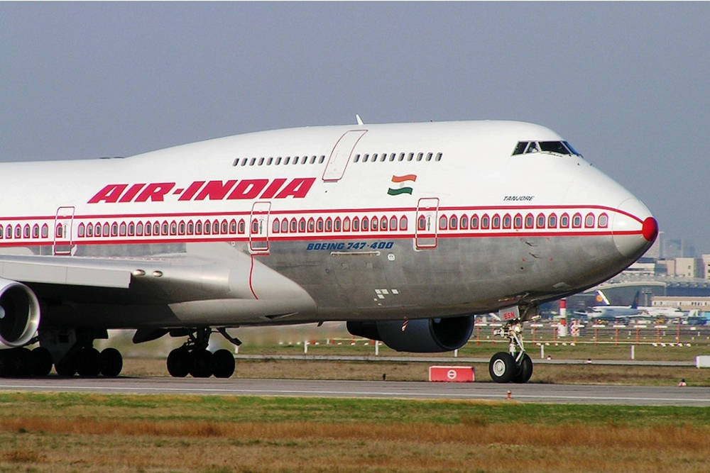 Air India Boeing 747-337 Double-decker Wallpaper