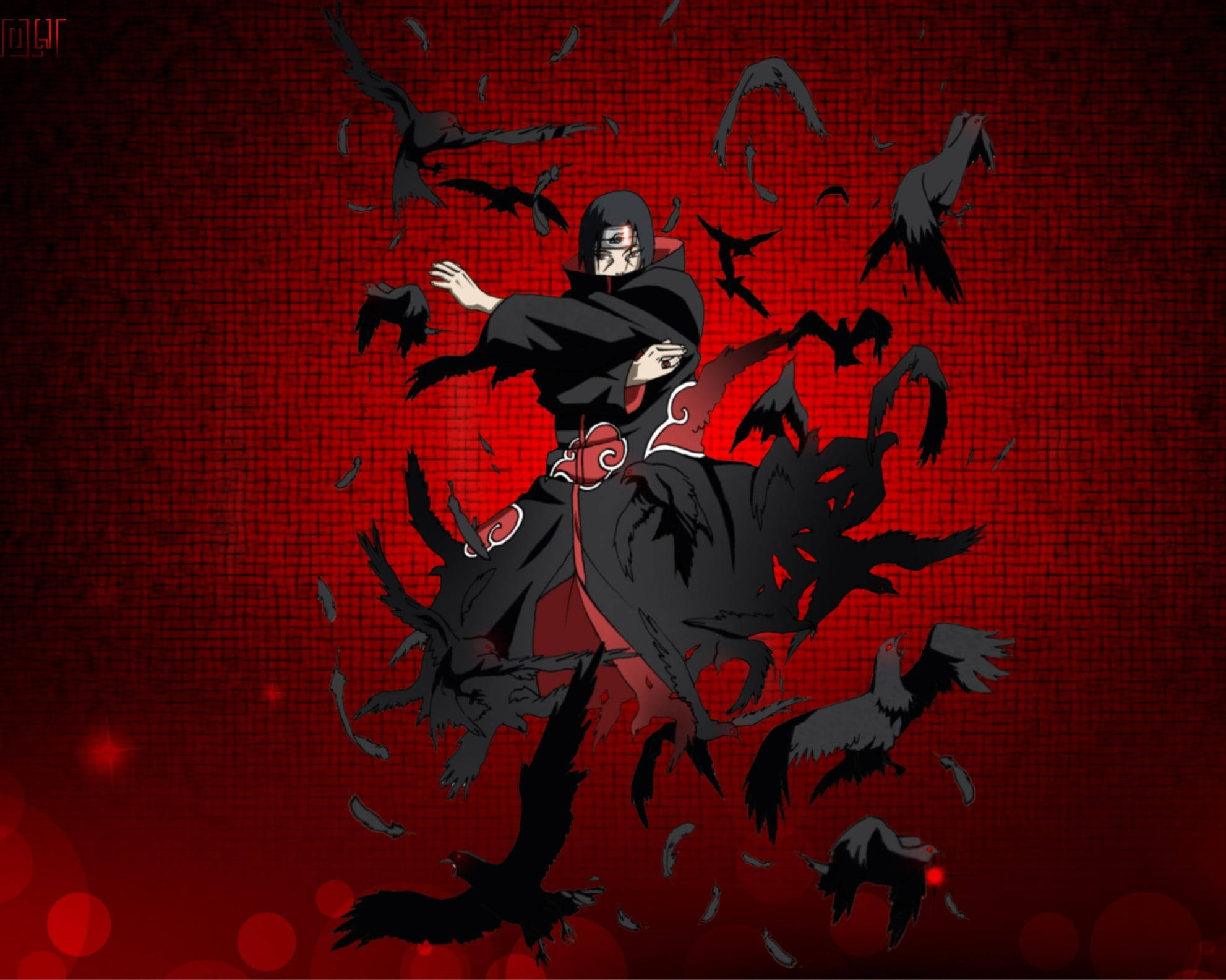 Akatsuki Itachi Pfp Crow Clone Technique Wallpaper